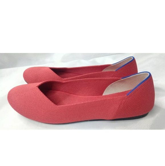 Rothy's The Flat Women's Size 8.5 Shoes Bright Red - Picture 4 of 8